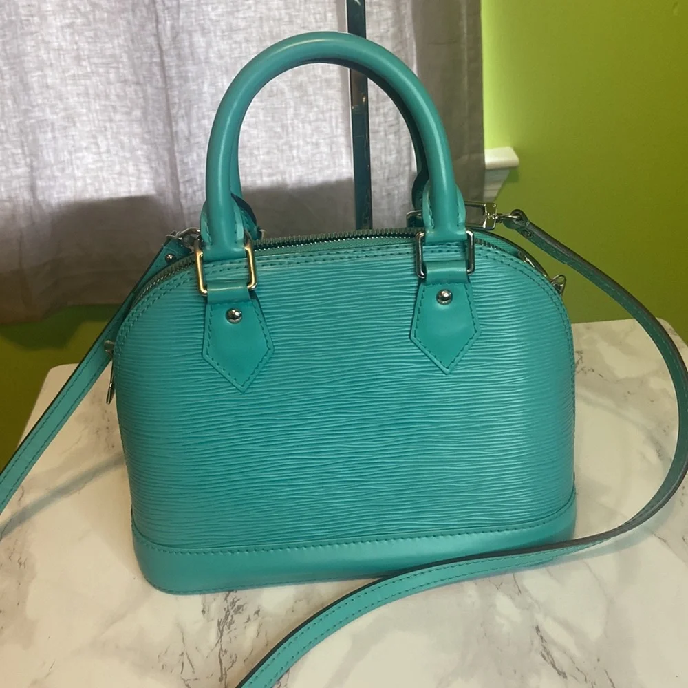 🇫🇷✨LOUIS VUITTON✨Tiffany Blue Alma bb ✨ - Picture 6 of 10